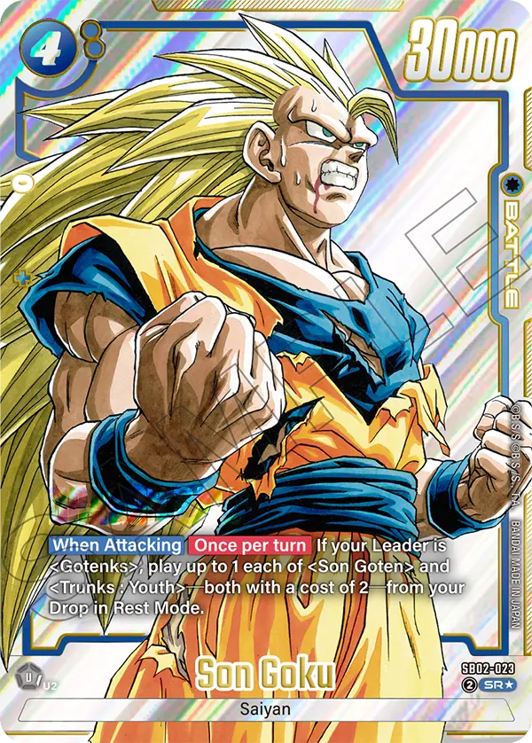 Dragon Ball Super Card Game - Fusion World - SB02 - Manga Booster Pack 02 - Sobre de mejora
