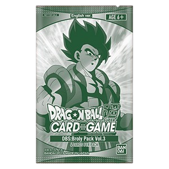 Dragon Ball Super Card Game - DBS: Broly Pack Τόμος 3 [ΑΓΓΛΙΚΑ]