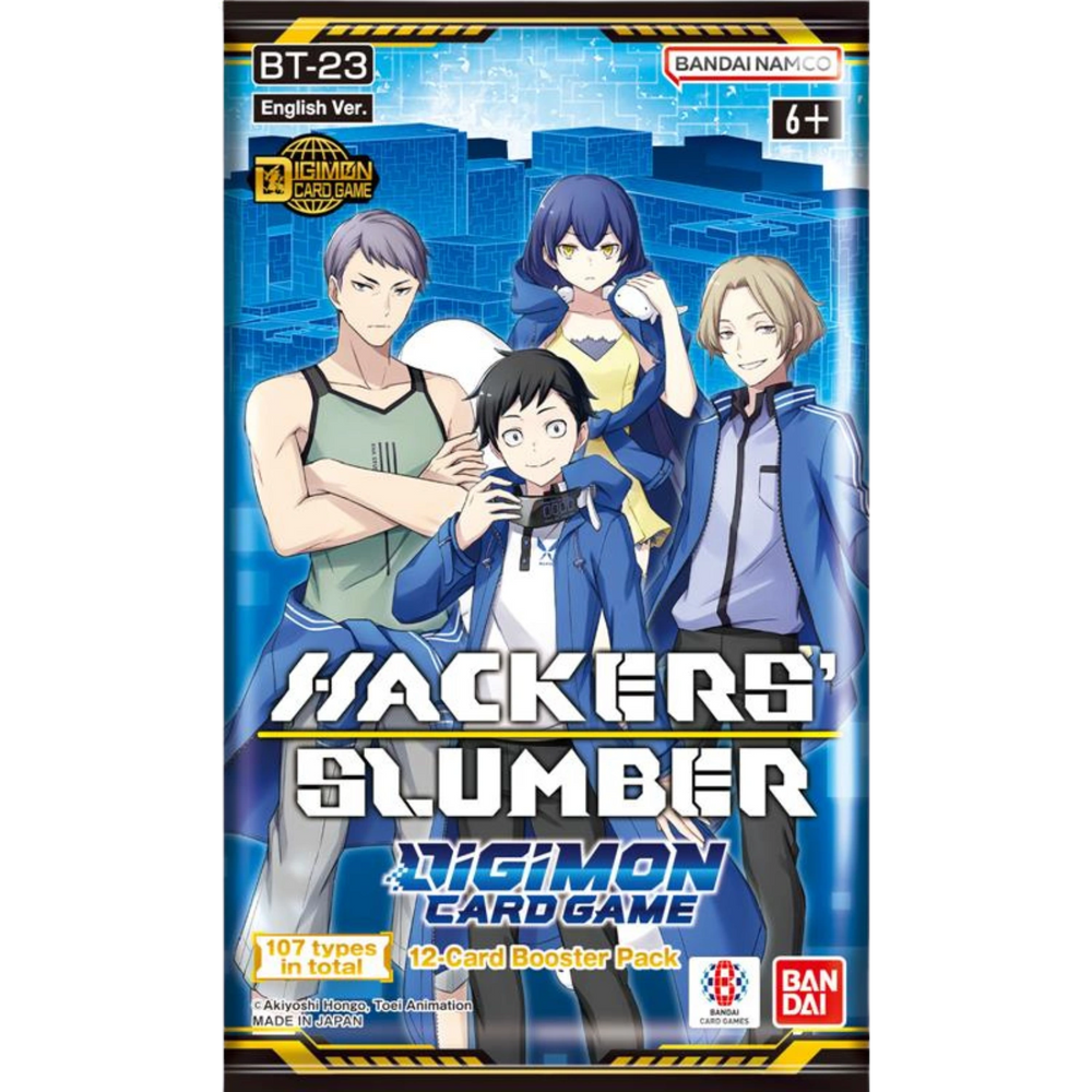 Digimon Card Game - BT23 - HACKERS’ SLUMBER - Sleeved Booster [ENG]