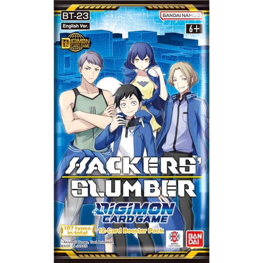 Digimon Card Game - BT23 - HACKERS’ SLUMBER - Sleeved Booster [ENG]