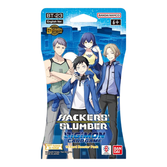 Digimon Card Game - BT23 - HACKERS’ SLUMBER - Sleeved Booster [ENG]