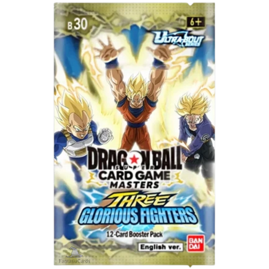 Dragon Ball Super Card Game - Masters - B30 - Tres guerreros gloriosos - Sobres de mejora [ING]