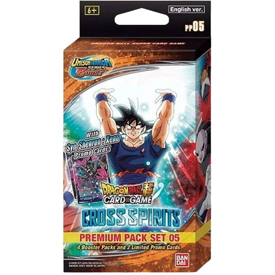 Dragon Ball Super Card Game - Masters - Cross Spirits - Paquete Premium [ING]