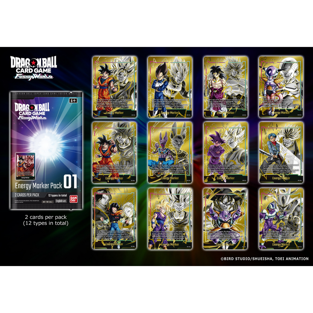 Dragon Ball Super Card Game - Fusion World - Energy Marker Pack 01 [ENG]