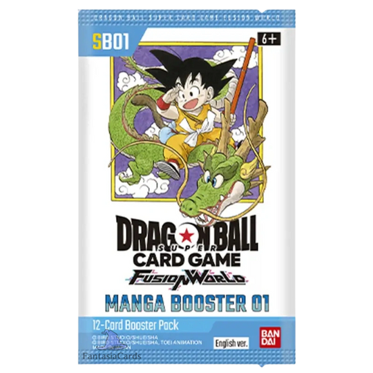 Dragon Ball Super Card Game - Fusion World - SB01 - Manga Booster Pack 01 - Sealed Case [ENG]