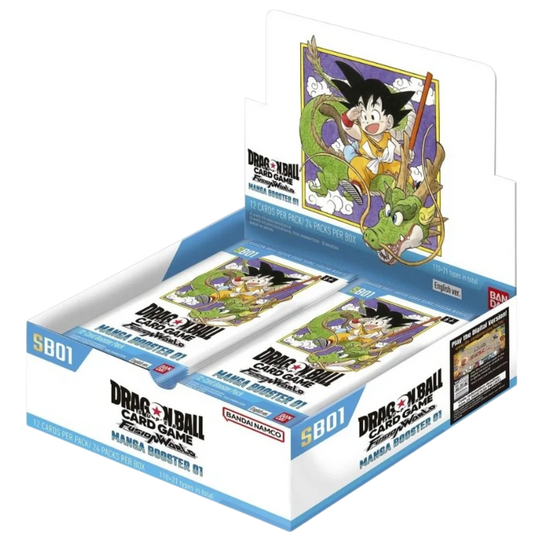 Dragon Ball Super Card Game - Fusion World - SB01 - Manga Booster Pack 01 - Sealed Case [ENG]