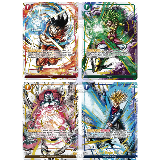 dragon ball super card game fusion world fb 02 blazing aura special rares