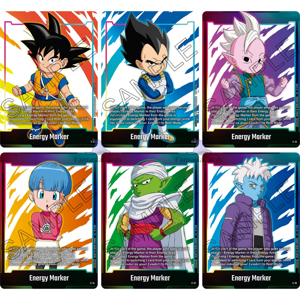Dragon Ball Super Card Game - Fusion World - Paquete de marcadores de energía 04 [ING]
