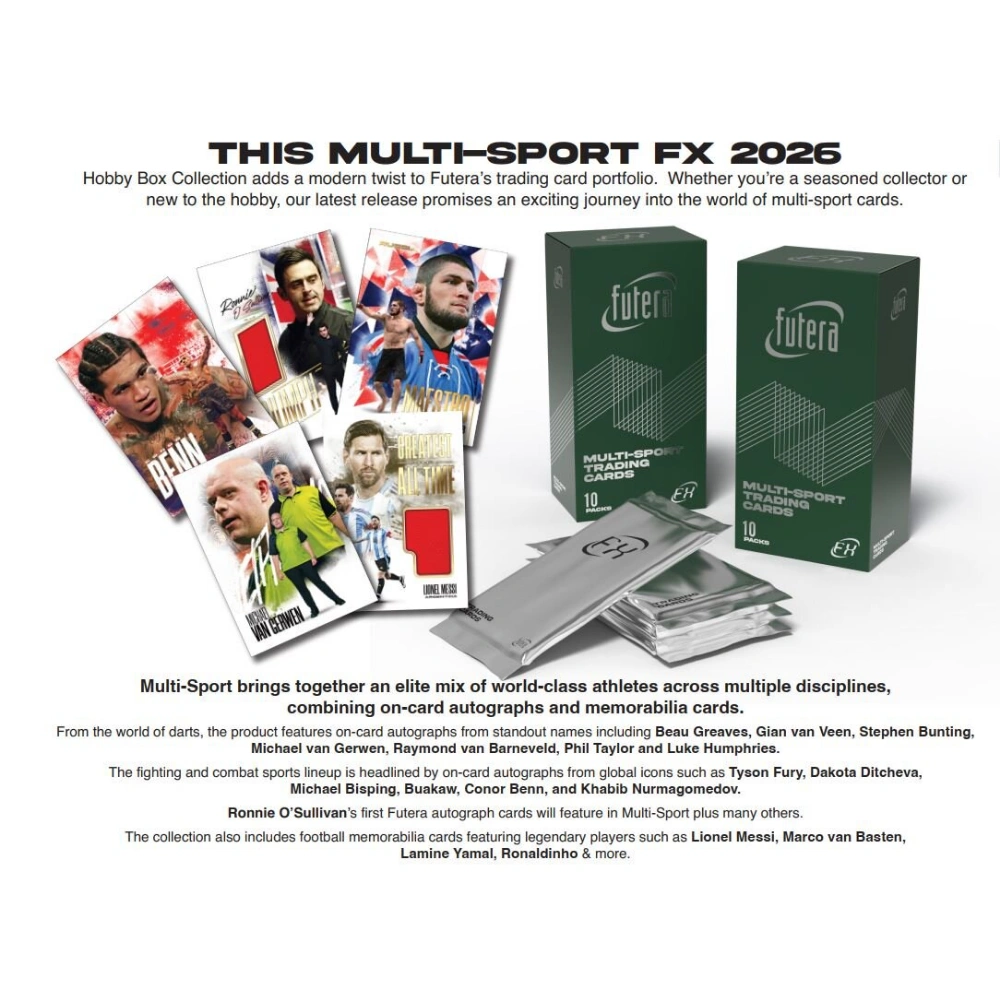 Futera 2026 FX Multi-Sport - Hobby Box