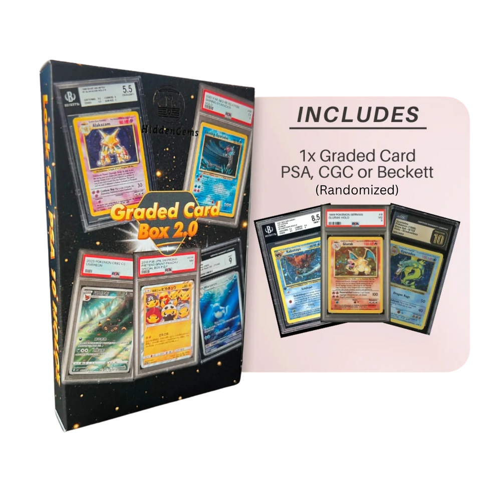 Scatola di carte Pokémon Graded Hidden Gems 2.0