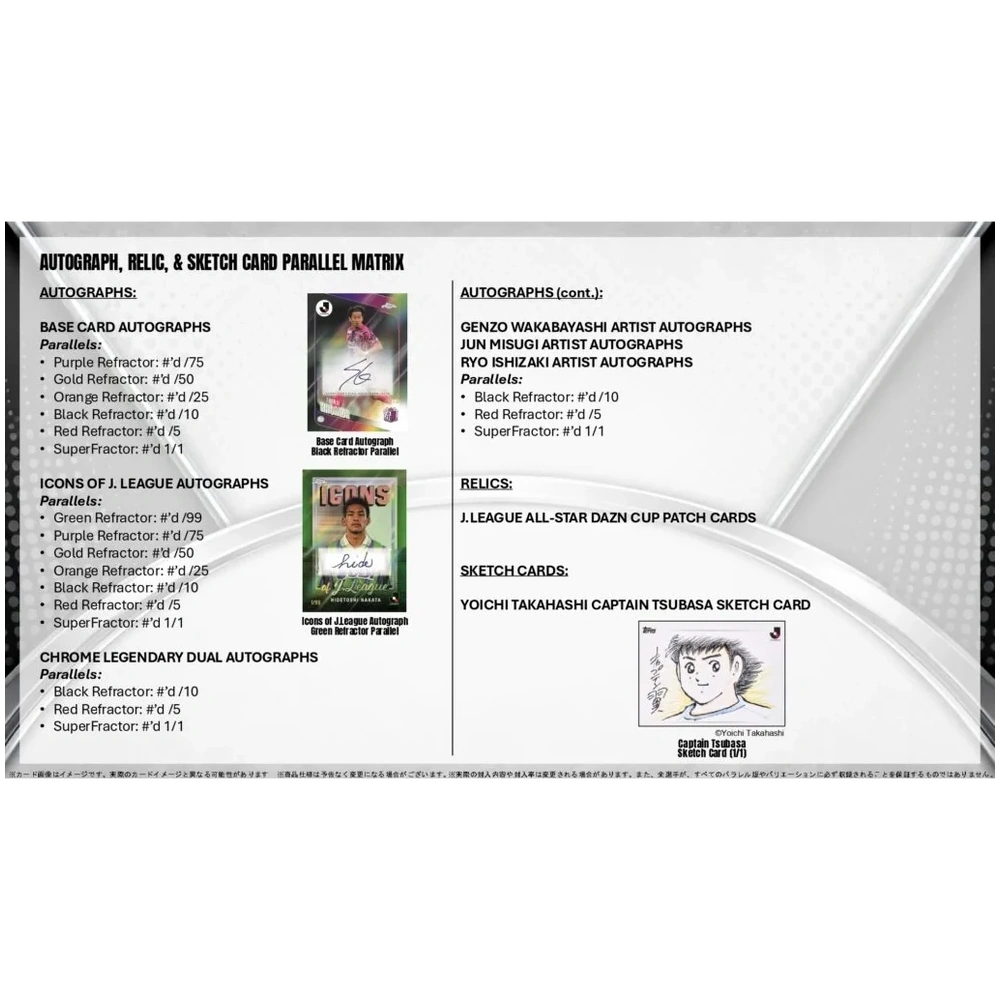 2026 Topps J.League Chrome - Hobby Box (Przedpłatność - Premiera: koniec października 2026)