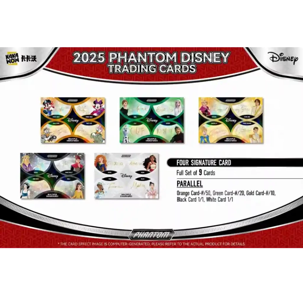 KakaWow 2025 Phantom Disney - κουτί συλλεκτικών καρτών (Hobby Box)