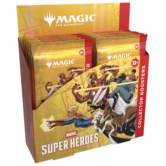 Magic the Gathering - Marvel Super Heroes Espositore di buste da collezione [ENG]
