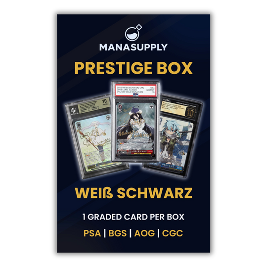 ManaSupply - Caja Prestige de cartas White &amp; Black graduadas