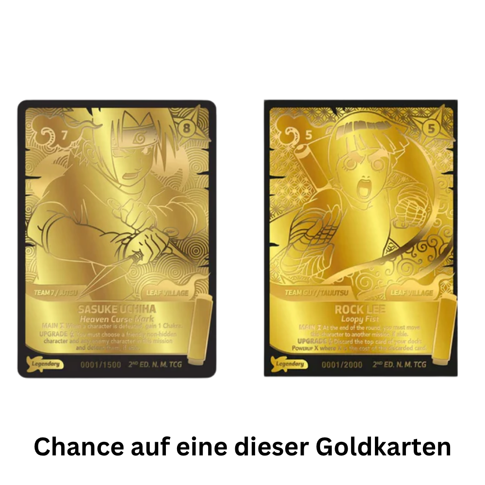 5x Naruto Mythos - Konoha Shido - 2nd Edition Booster Bundle