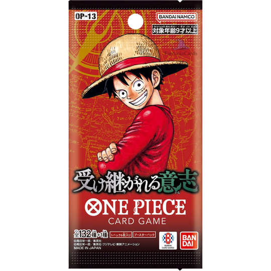One Piece Card Game - OP13 - Portando avanti la sua volontà - Booster [JP]