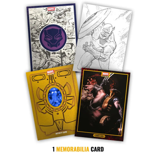 Κουτί-θησαυρός με συλλεκτικές κάρτες Panini Marvel Anthology