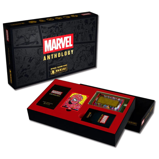 Κουτί-θησαυρός με συλλεκτικές κάρτες Panini Marvel Anthology