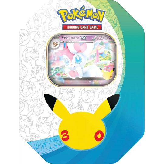 Pokemon - 30 lat - Pudełko typu Tin Box Feelinara ex [DE]