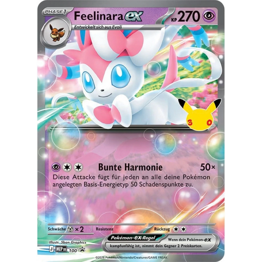 Pokemon - 30 lat - Pudełko typu Tin Box Feelinara ex [DE]