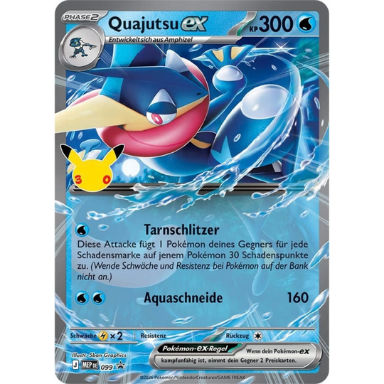Pokemon - 30 Jahre - Quajutsu ex Tin Box [DE]