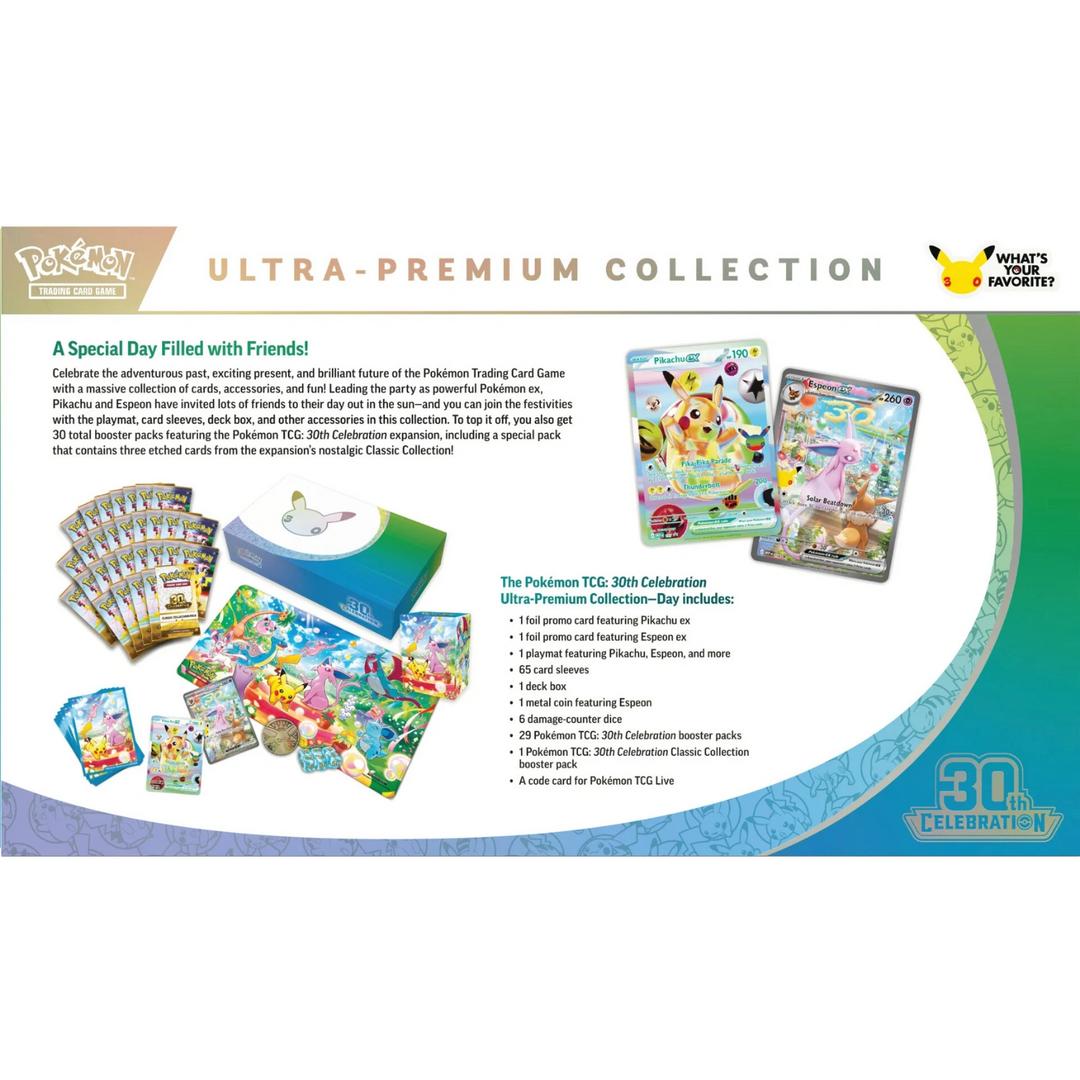 Pokémon - Celebrazione del 30° anniversario - Collezione Ultra Premium - Mentali [ENG]