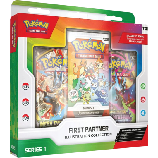 Pokémon - Collezione di illustrazioni First Partner Serie 1 [ENG]