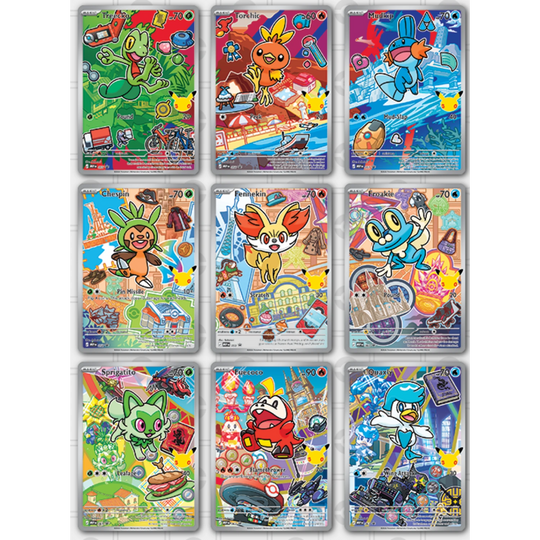Pokémon - Συλλογή εικονογραφήσεων με τα πρώτα Pokémon συντρόφους, Σειρά 3 [ΑΓΓΛΙΚΑ]