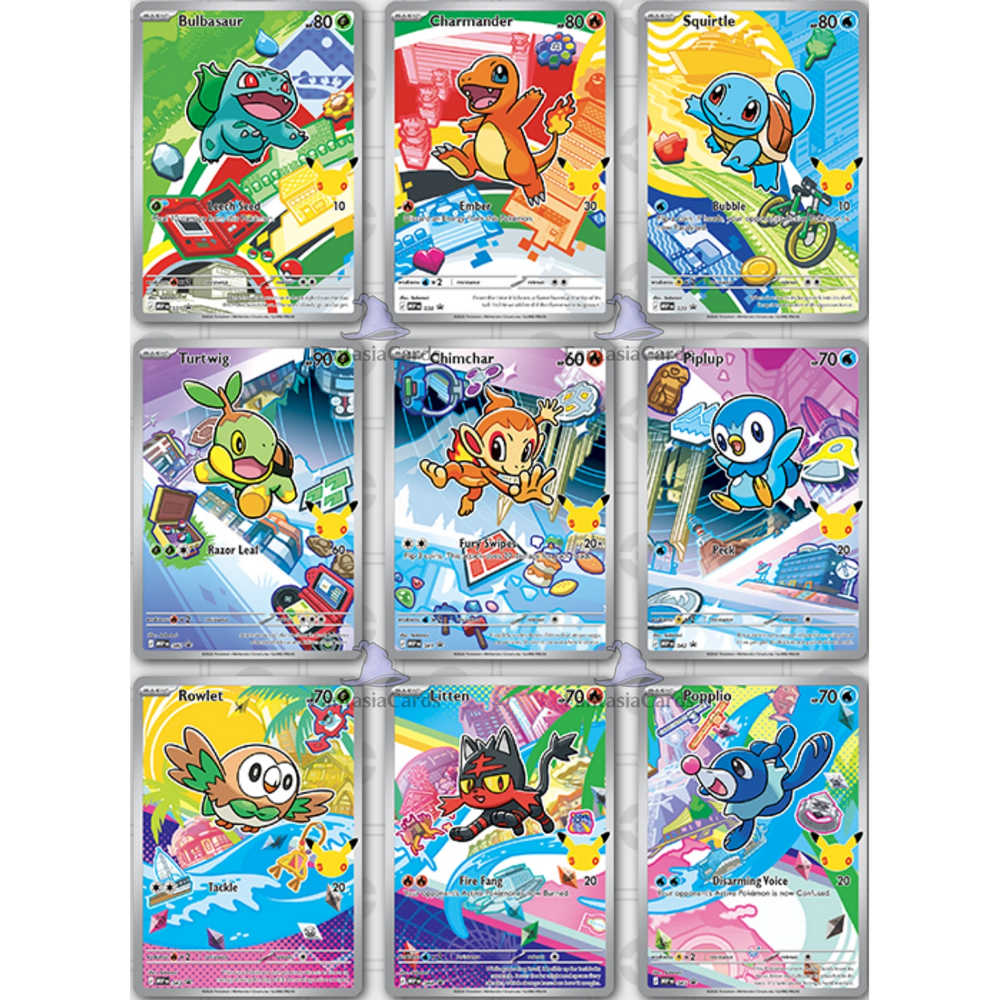 Pokémon - First Partner Illustration Collection Seria 1 - Booster [ENG]