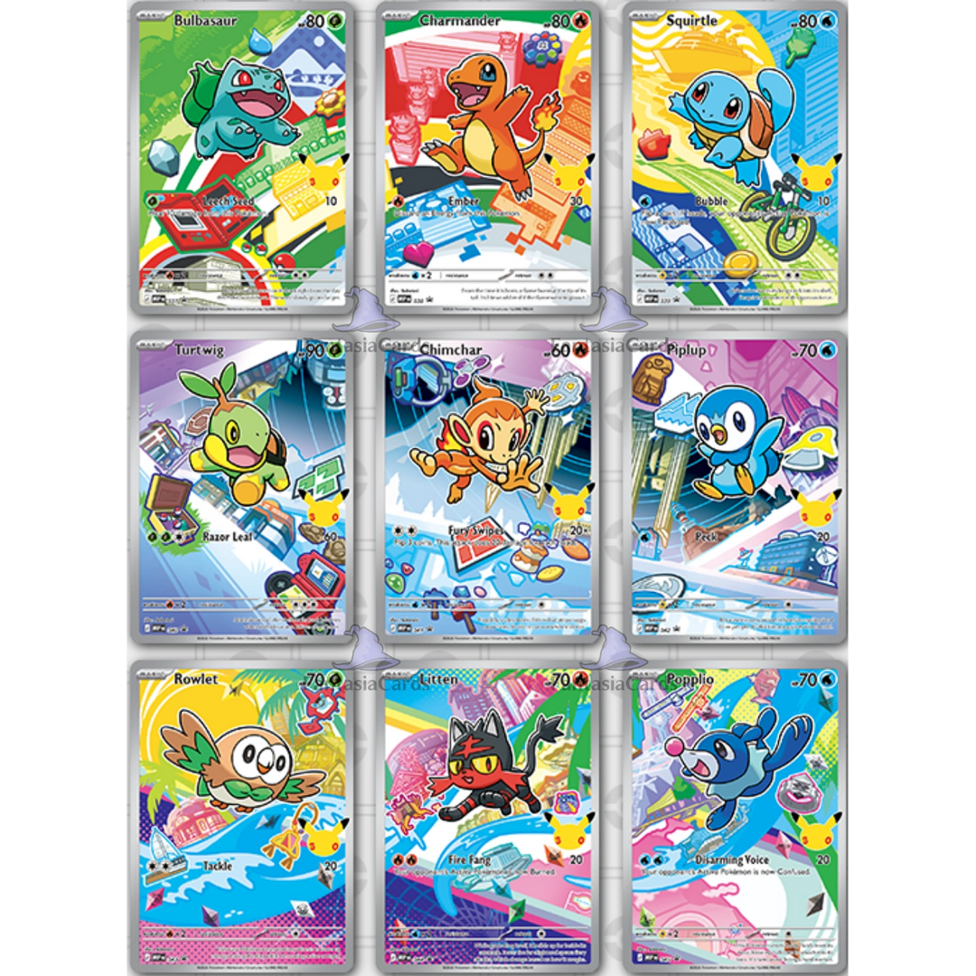 Pokémon - Collezione di illustrazioni First Partner Serie 1 [ENG]