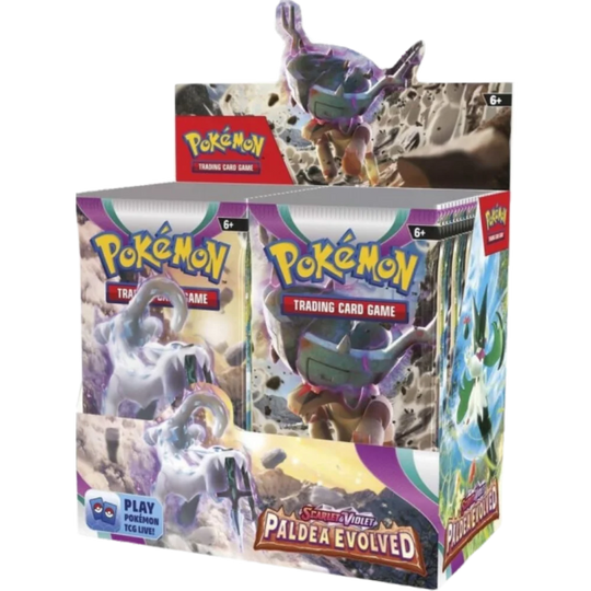 Pokemon Paldea Evolved Display Englisch