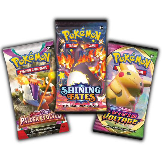 Pokemon - Booster Bundle - Shining Fates, Paldea Evolved &amp; Vivid Voltage [ENG]