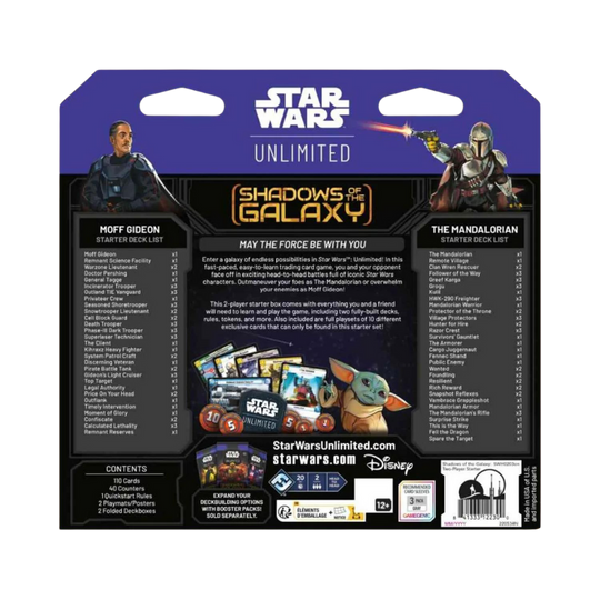 Star Wars: Unlimited - Schatten der Glaxis: Zwei-Spieler-Starter - [DE]