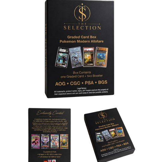 Scatola di carte selezionate e valutate Pokémon Modern Allstars