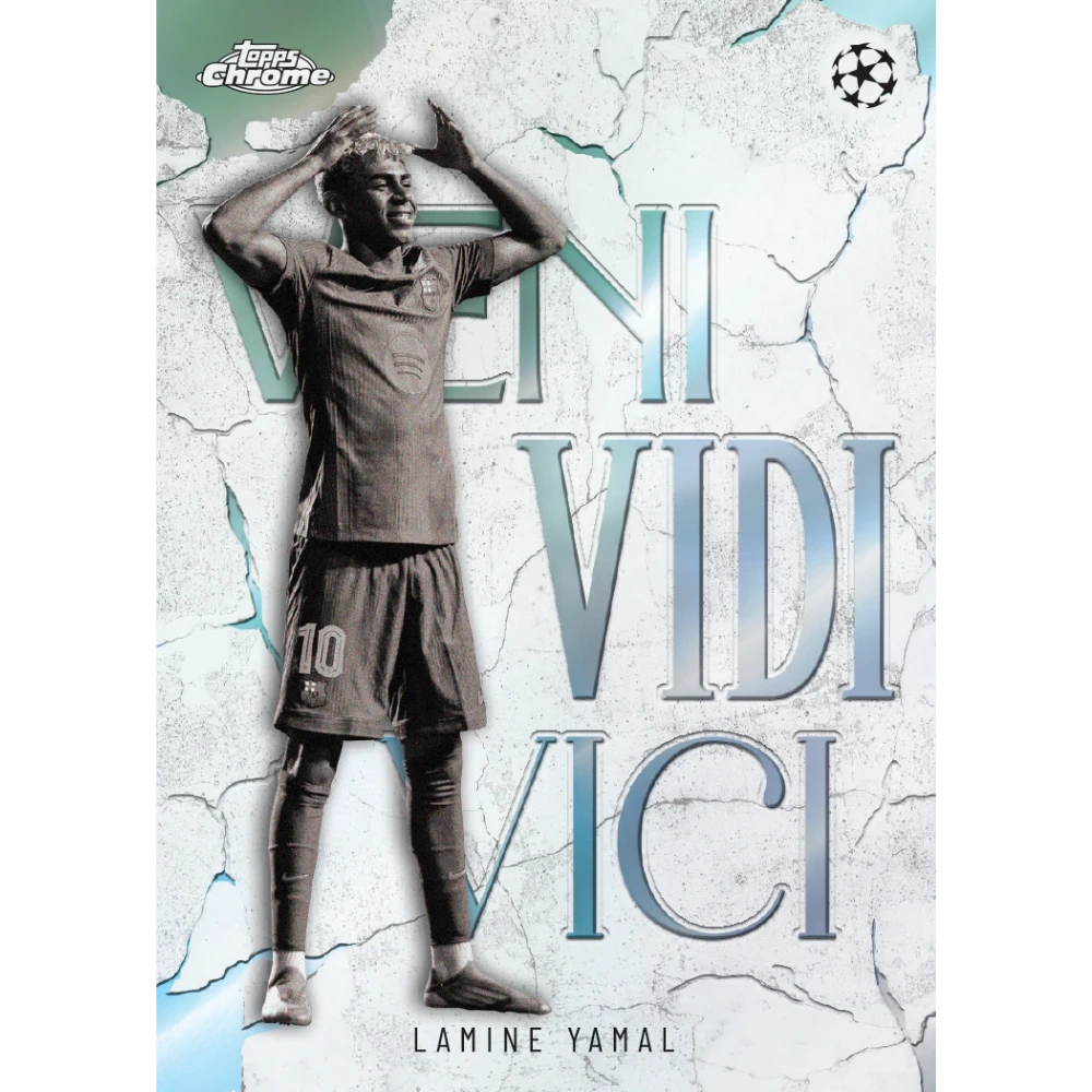 Topps 2025-26 Chrome UEFA Club Competitions - Hobby Box - EINZELPACK