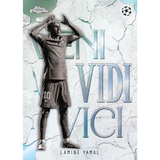 Topps 2025-26 Chrome UEFA Club Competitions - Hobby Box - EINZELPACK