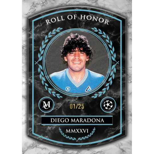 Topps 2025-26 Museo de las Competiciones de Clubes de la UEFA - Caja Hobby