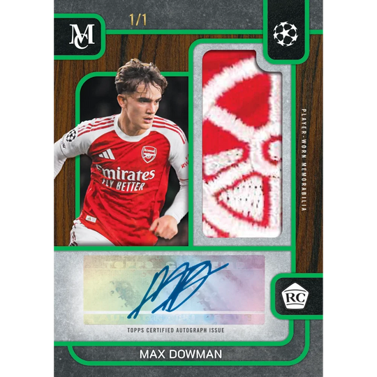 Topps 2025-26 Museo de las Competiciones de Clubes de la UEFA - Caja Hobby