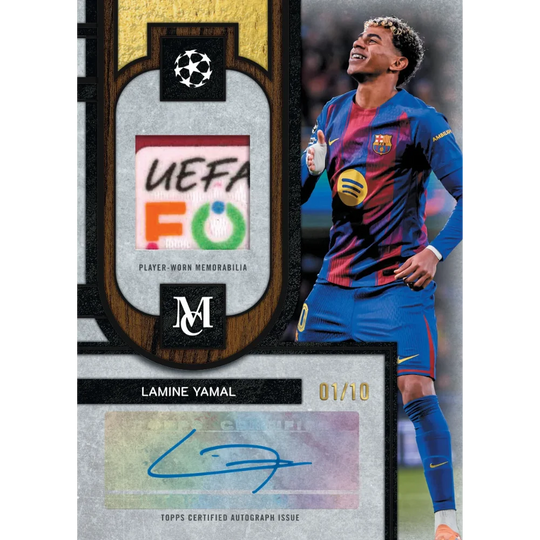 Topps 2025-26 Museo de las Competiciones de Clubes de la UEFA - Caja Hobby