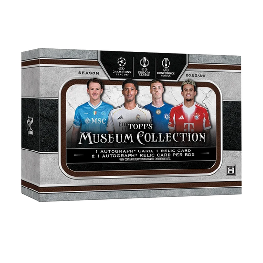 Topps 2025-26 Museo de las Competiciones de Clubes de la UEFA - Caja Hobby