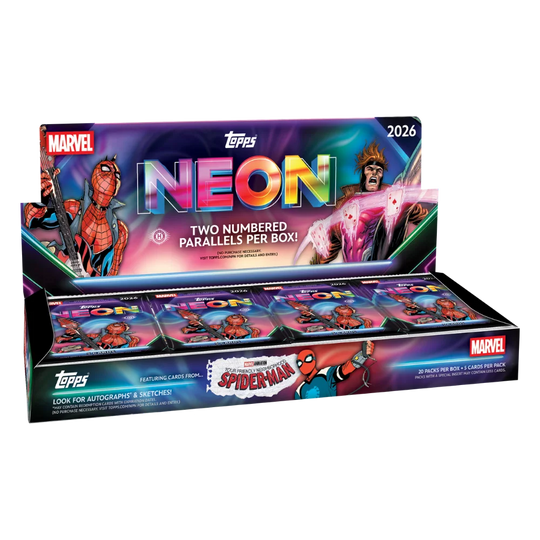 Topps 2026 Neon Marvel Comics - Caja Hobby