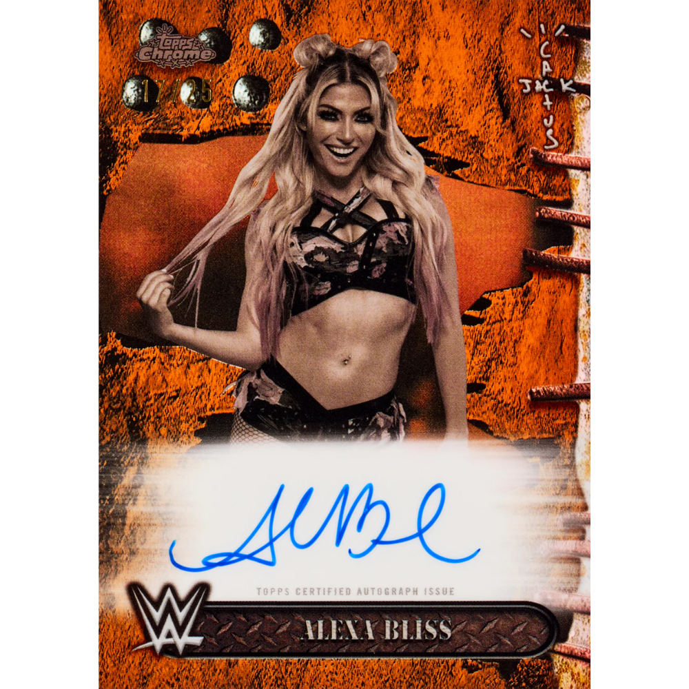 Topps Chrome WWE x Travis Scott Cactus Jack – pudełko Hobby