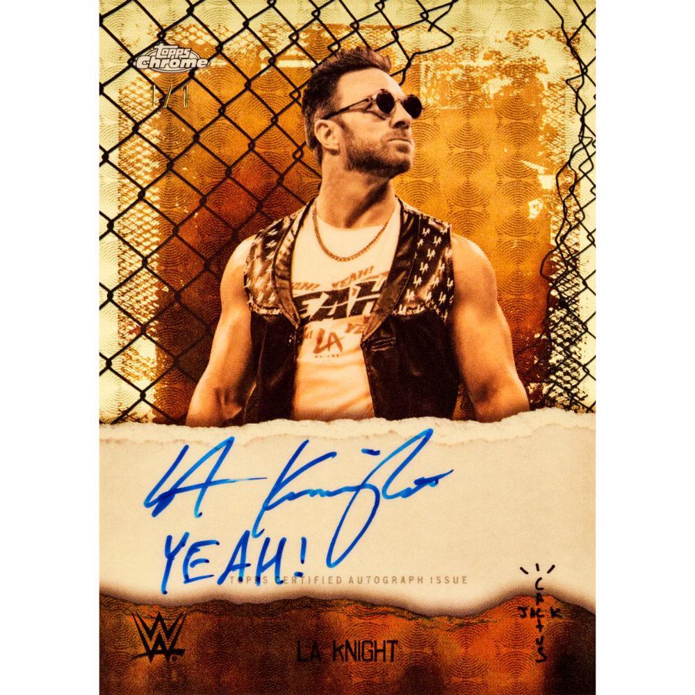 Topps Chrome WWE x Travis Scott Cactus Jack – pudełko Hobby