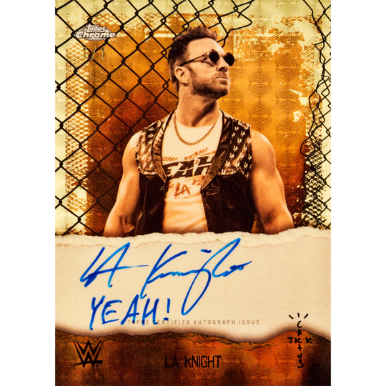 Topps Chrome WWE x Travis Scott Cactus Jack – pudełko Hobby