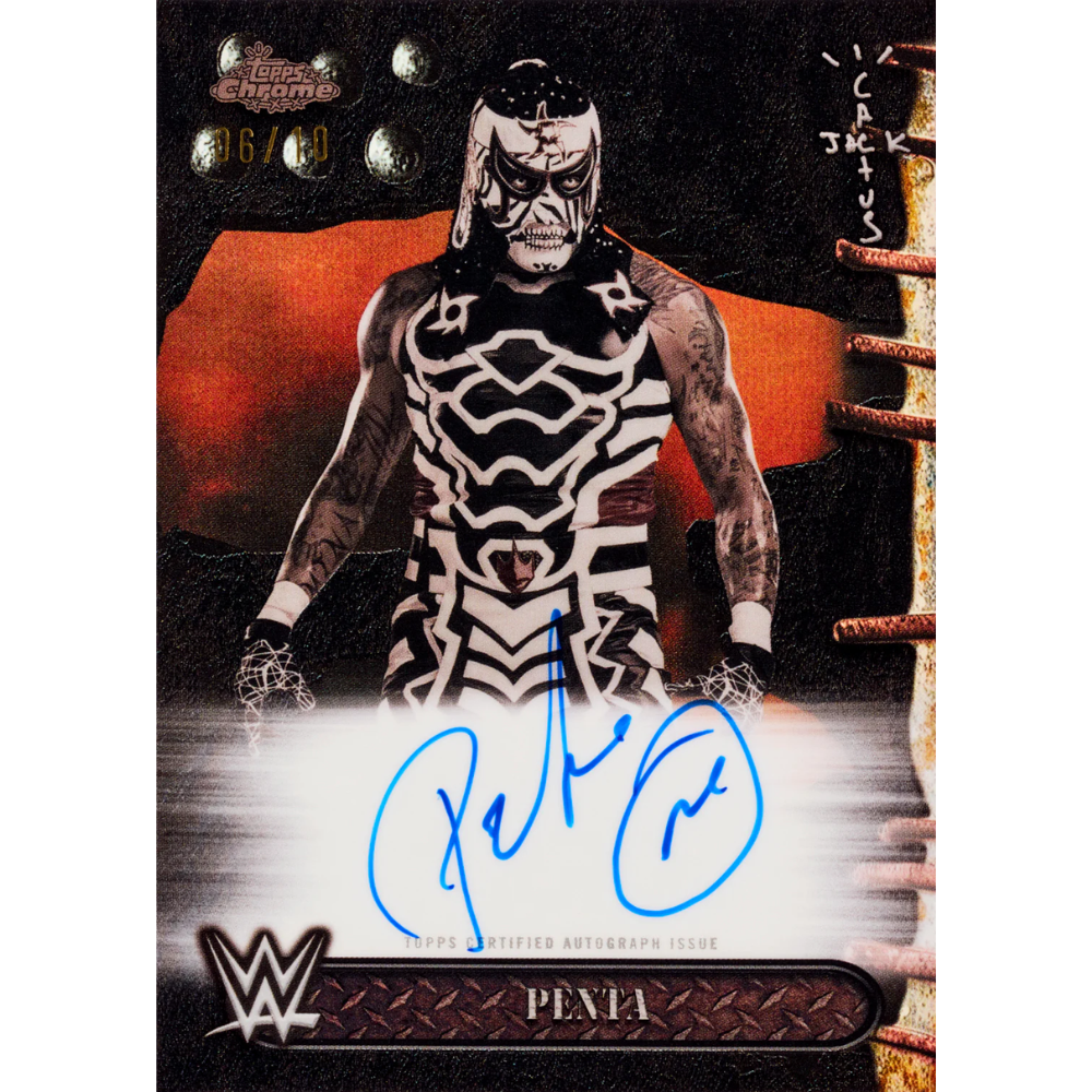 Topps Chrome WWE x Travis Scott Cactus Jack – pudełko Hobby