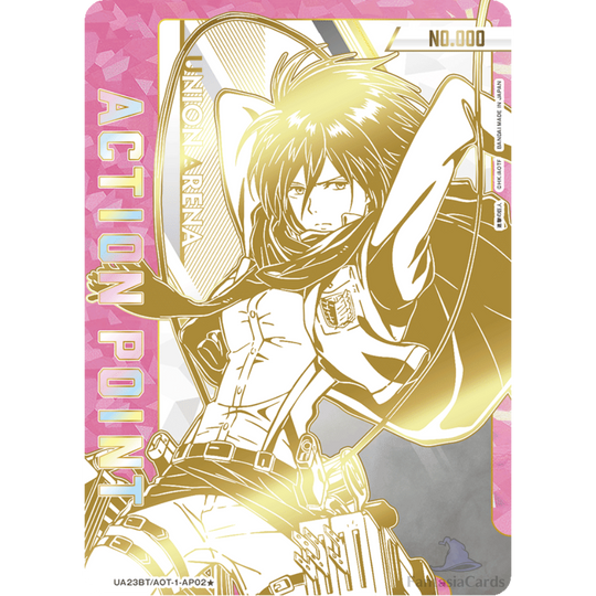 union arena attack on titan serial ap mikasa ackerman